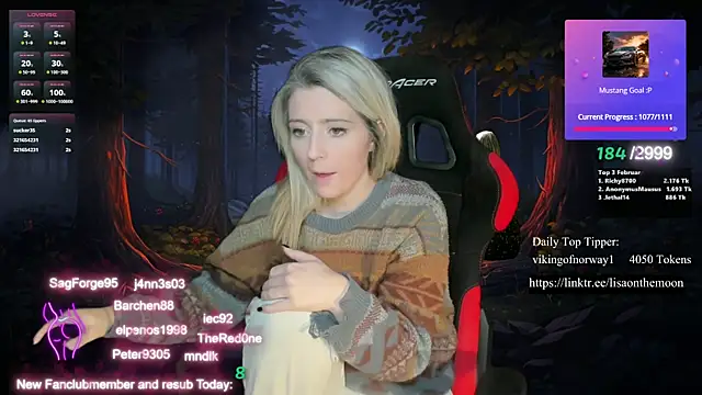 Lisaonthemoon online show from 02-13-25, 01:19