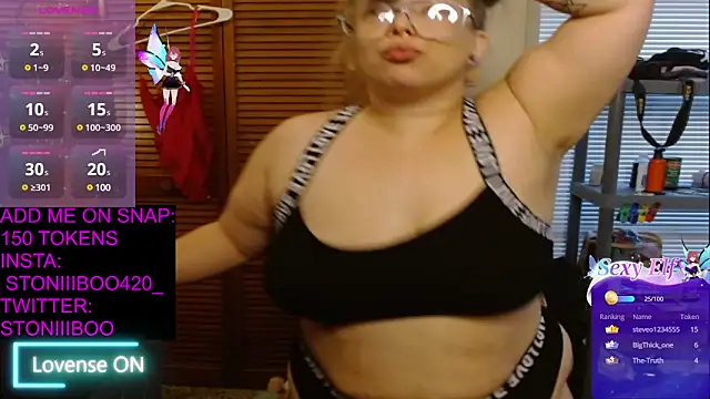 Snapshot of Stoniiiboo chatting on 01-22-25, 03:07 Stoniiiboo online show from 01-22-25, 03:07