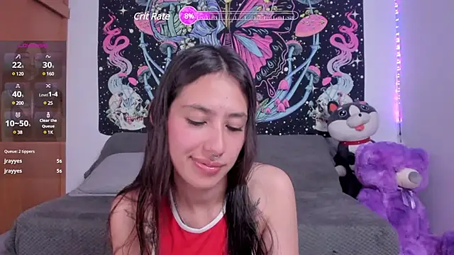 Snapshot of aciddollhell chatting on 01-24-25, 03:00 aciddollhell online show from 01-24-25, 03:00