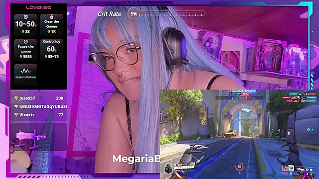 MegariaB online show from 01-27-25, 07:14