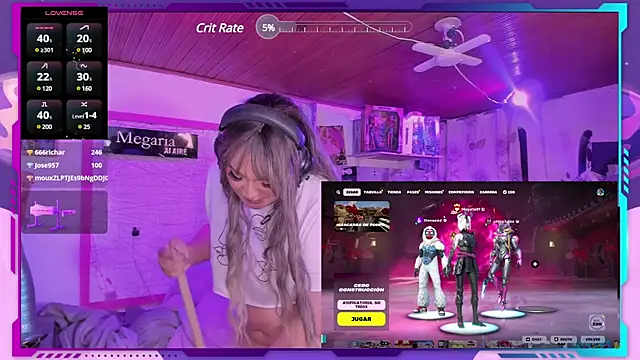 MegariaB online show from 02-10-25, 07:15