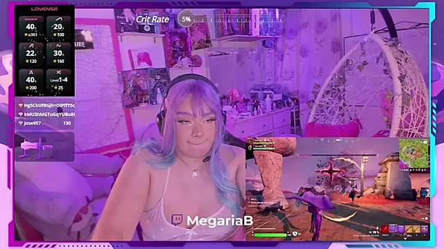 MegariaB online show from 02-22-25, 07:56