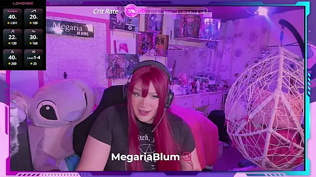 MegariaB online show from 03-17-25, 04:40