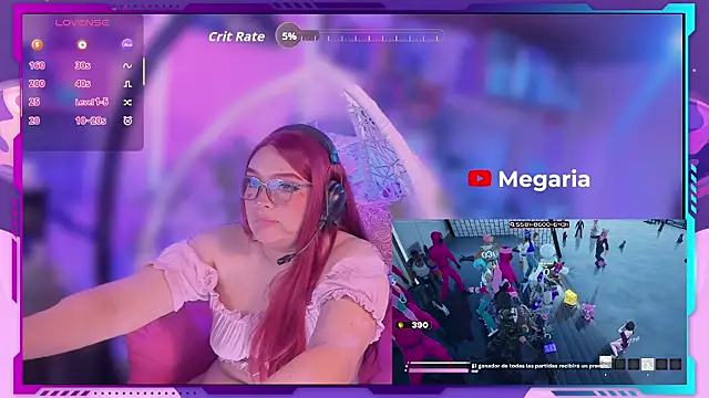 MegariaB online show from 02-15-26, 07:51