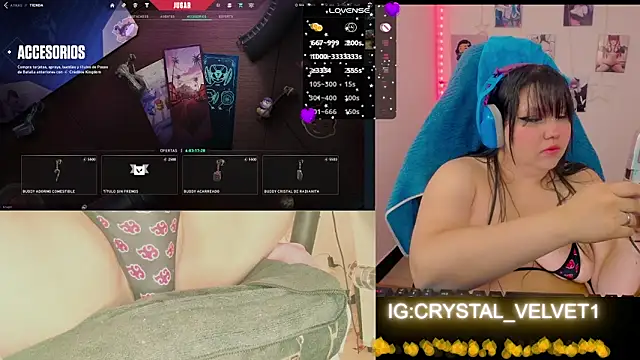 Snapshot of crystal7u7 chatting on 09-17-25, 08:43 crystal7u7 online show from 09-17-25, 08:43