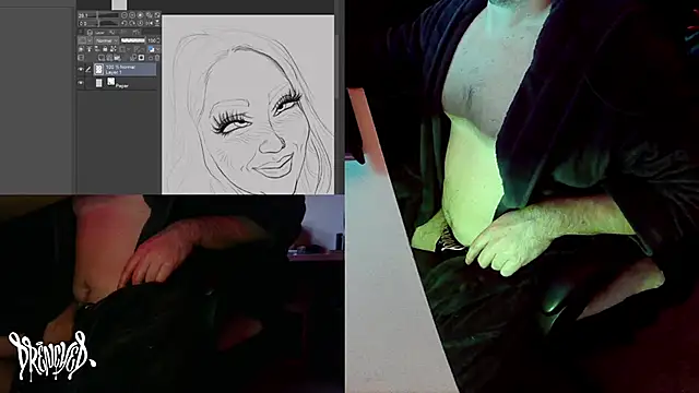 DrenchedArt online show from 01-30-25, 10:41