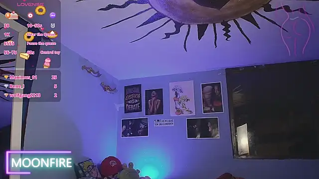 Snapshot of moonfiredancer chatting on 01-22-25, 01:20 moonfiredancer online show from 01-22-25, 01:20