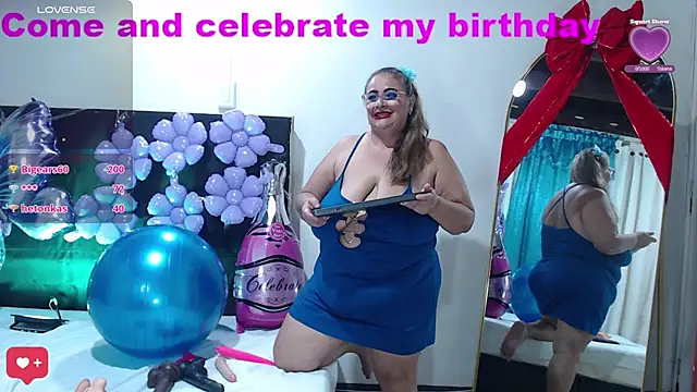 Snapshot of BBW_salome chatting on 02-09-25, 01:00 BBW salome online show from 02-09-25, 01:00