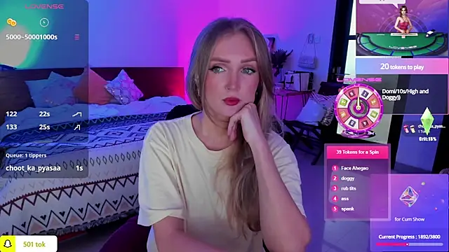 Snapshot of PrincessVS chatting on 02-03-25, 03:53 PrincessVS online show from 02-03-25, 03:53