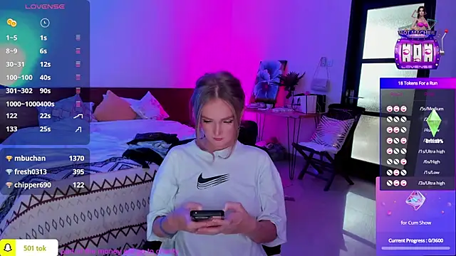 Snapshot of PrincessVS chatting on 02-08-25, 03:41 PrincessVS online show from 02-08-25, 03:41