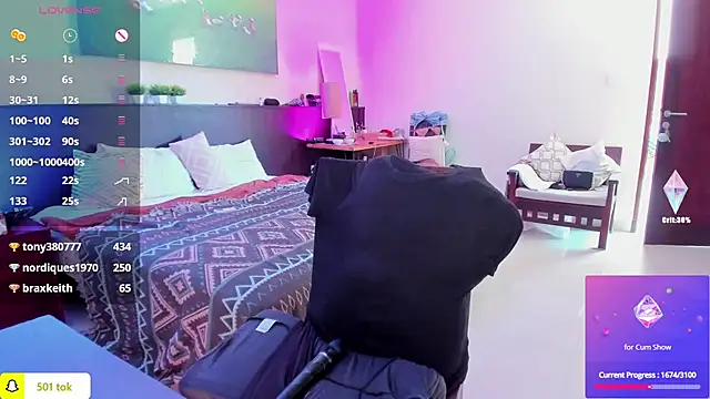 Snapshot of PrincessVS chatting on 02-28-25, 06:43 PrincessVS online show from 02-28-25, 06:43