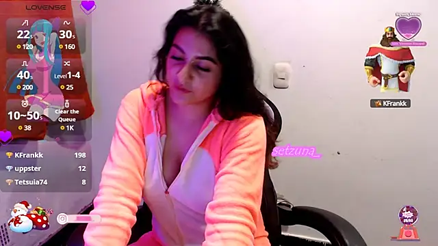 setzuna  online show from 12-15-24, 07:31