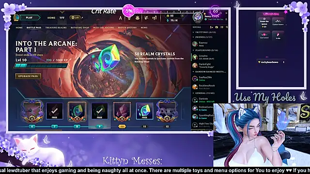 Snapshot of SassyKittyn chatting on 12-03-24, 06:15 SassyKittyn online show from 12-03-24, 06:15