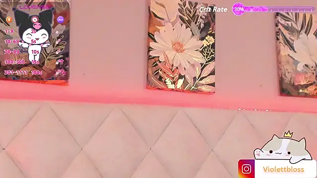 Violettbloss online show from 10-23-25, 03:17