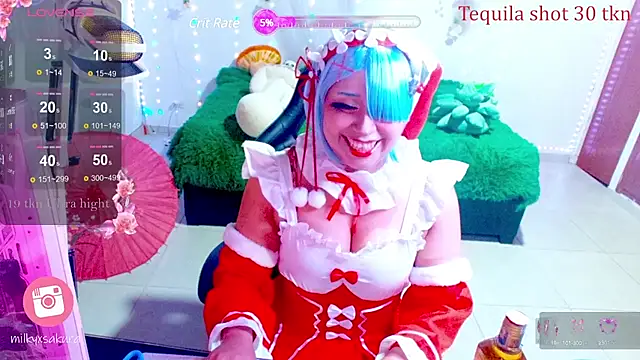 MilkyXSakura online show from 12-27-24, 02:36