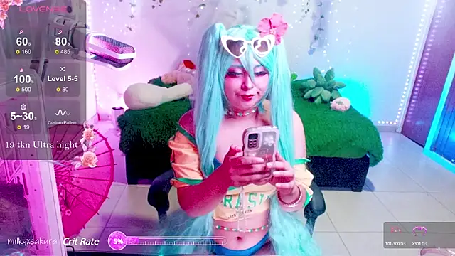 MilkyXSakura online show from 03-06-25, 01:48