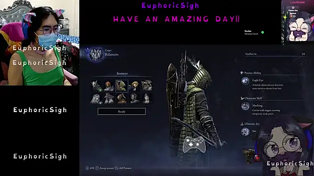 EuphoricSigh online show from 02-19-26, 07:43