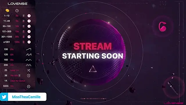 MissTheaCamille online show from 01-31-25, 08:43