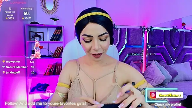 Aurora thomas  1 online show from 01-23-25, 01:24