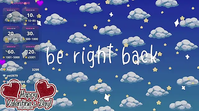 Snapshot of KimiStar chatting on 02-14-25, 09:53 KimiStar online show from 02-14-25, 09:53