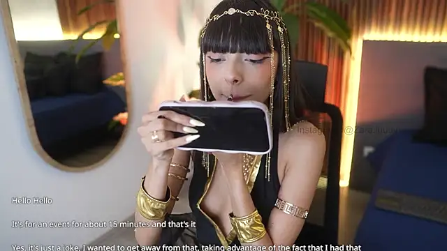 ZaraLuuv online show from 10-27-25, 04:22