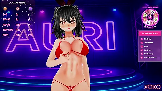 Auri Hikaru online show from 10-10-25, 07:02