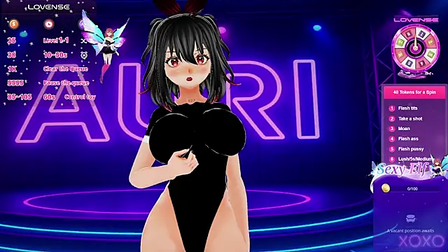 Auri Hikaru online show from 03-25-26, 01:50