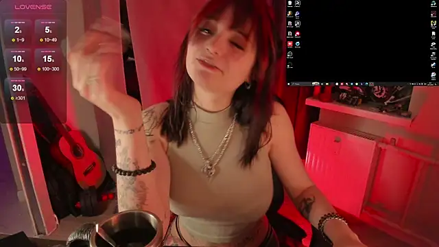 Snapshot of Melante chatting on 02-19-26, 03:35 Melante online show from 02-19-26, 03:35