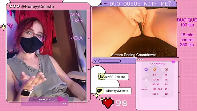 HoneyyCeleste online show from 09-23-25, 09:40