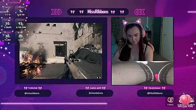 missribbons online show from 09-23-25, 08:01