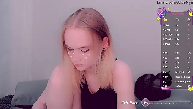 AliceNya cute online show from 09-21-25, 04:03