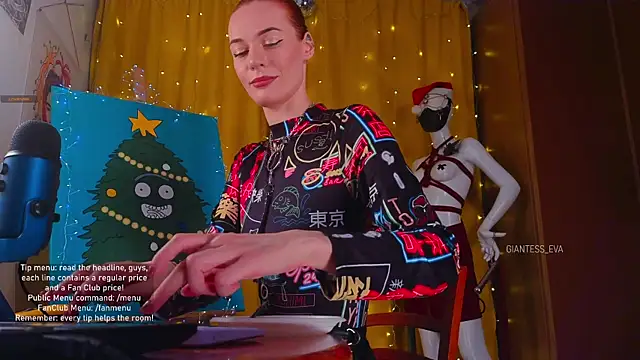 Giantess Eva online show from 12-22-25, 07:11