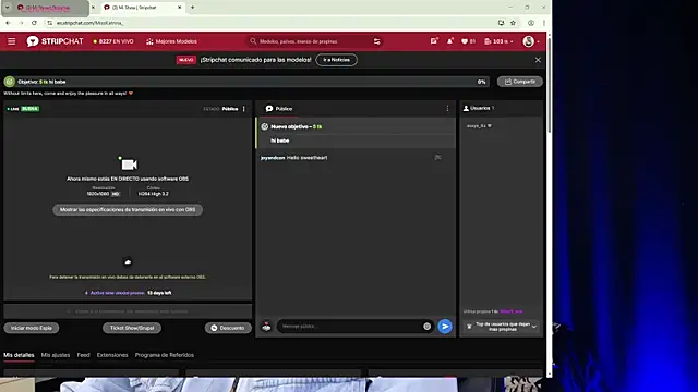 Snapshot of MissKatrina_ chatting on 10-13-25, 07:36 MissKatrina  online show from 10-13-25, 07:36