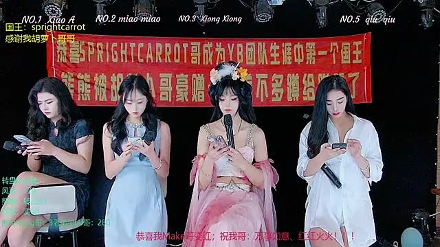 Snapshot of YB-001 chatting on 11-06-25, 02:01 YB-001 online show from 11-06-25, 02:01