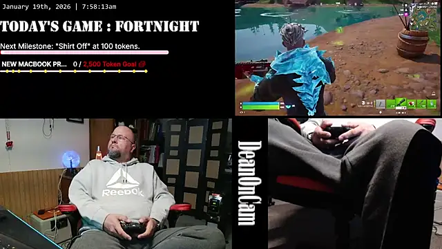 Snapshot of DeanonCam chatting on 01-19-26, 01:59 DeanonCam online show from 01-19-26, 01:59