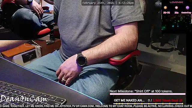 Snapshot of DeanonCam chatting on 02-26-26, 12:53 DeanonCam online show from 02-26-26, 12:53