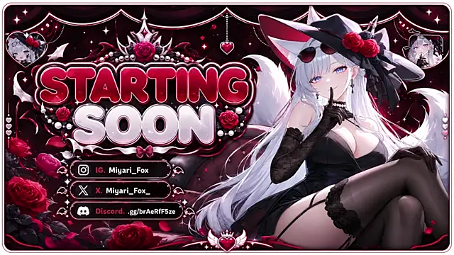MiyariFox online show from 07-22-26, 11:07