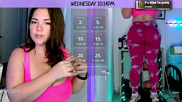 Snapshot of MilaValentina chatting on 01-23-25, 03:16 MilaValentina online show from 01-23-25, 03:16