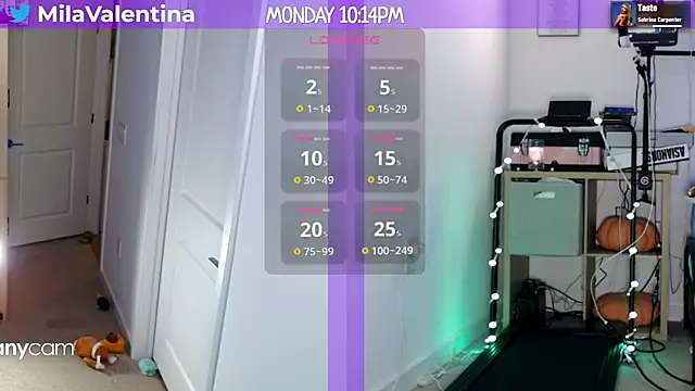 Snapshot of MilaValentina chatting on 01-28-25, 03:15 MilaValentina online show from 01-28-25, 03:15