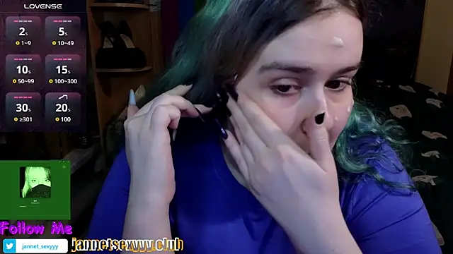 Snapshot of JannetPie chatting on 12-03-24, 01:19 JannetPie online show from 12-03-24, 01:19