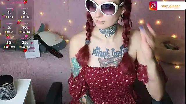 Snapshot of Ginger_Stay chatting on 02-13-25, 08:34 Ginger Stay online show from 02-13-25, 08:34