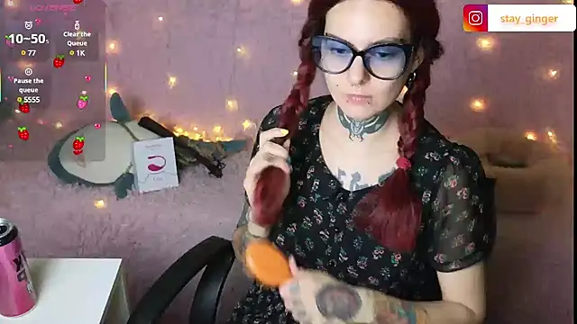 Snapshot of Ginger_Stay chatting on 02-18-25, 08:58 Ginger Stay online show from 02-18-25, 08:58