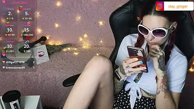 Snapshot of Ginger_Stay chatting on 03-06-25, 12:00 Ginger Stay online show from 03-06-25, 12:00