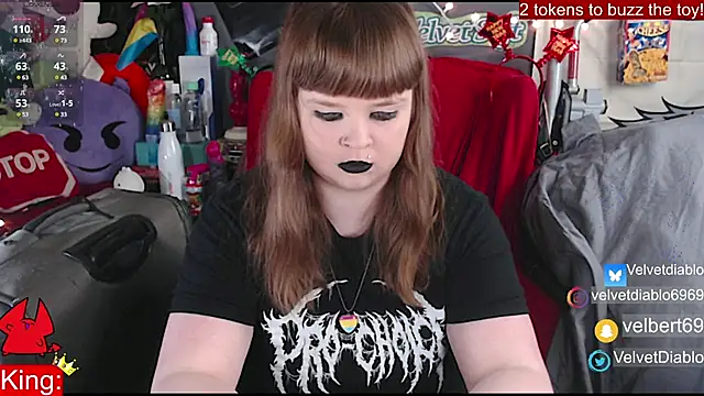 VelvetDiablo online show from 01-09-25, 01:29