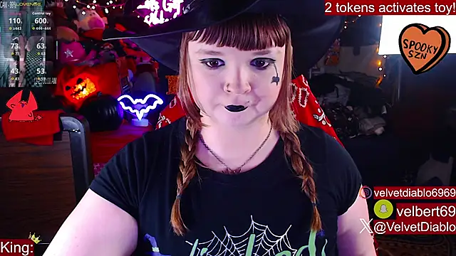 VelvetDiablo online show from 10-14-25, 12:22