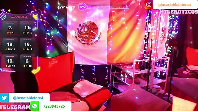 Snapshot of LaInsaciableIntensa chatting on 11-07-25, 01:49 LaInsaciableIntensa online show from 11-07-25, 01:49