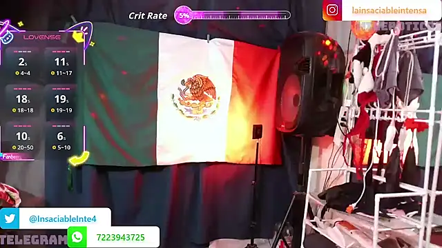 Snapshot of LaInsaciableIntensa chatting on 12-15-25, 01:54 LaInsaciableIntensa online show from 12-15-25, 01:54