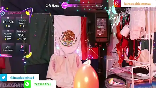 Snapshot of LaInsaciableIntensa chatting on 02-21-26, 02:12 LaInsaciableIntensa online show from 02-21-26, 02:12