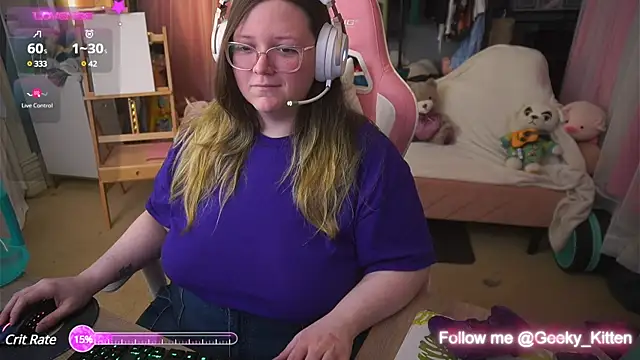 Geeky Kitten online show from 03-05-25, 01:31