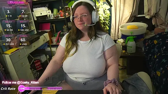 Geeky Kitten online show from 09-21-25, 02:13